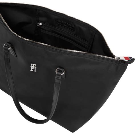 tommy hilfiger poppy canvas tote bag